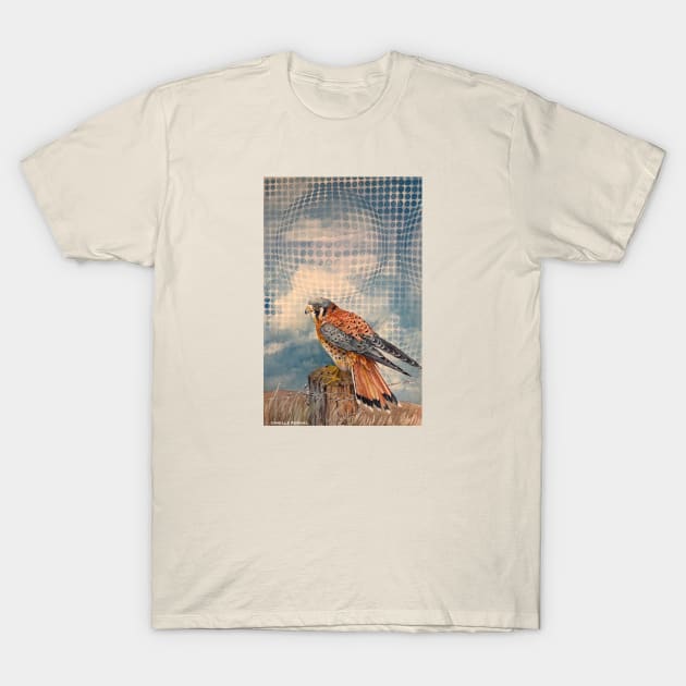 Time Traveling Hawk T-Shirt by CamilleRendal